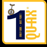 QU-AX Unicycle Logo